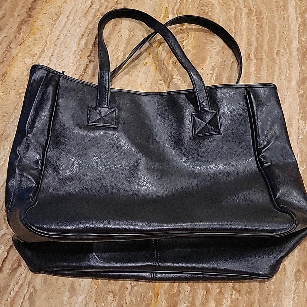 Black laptop/overnight bag